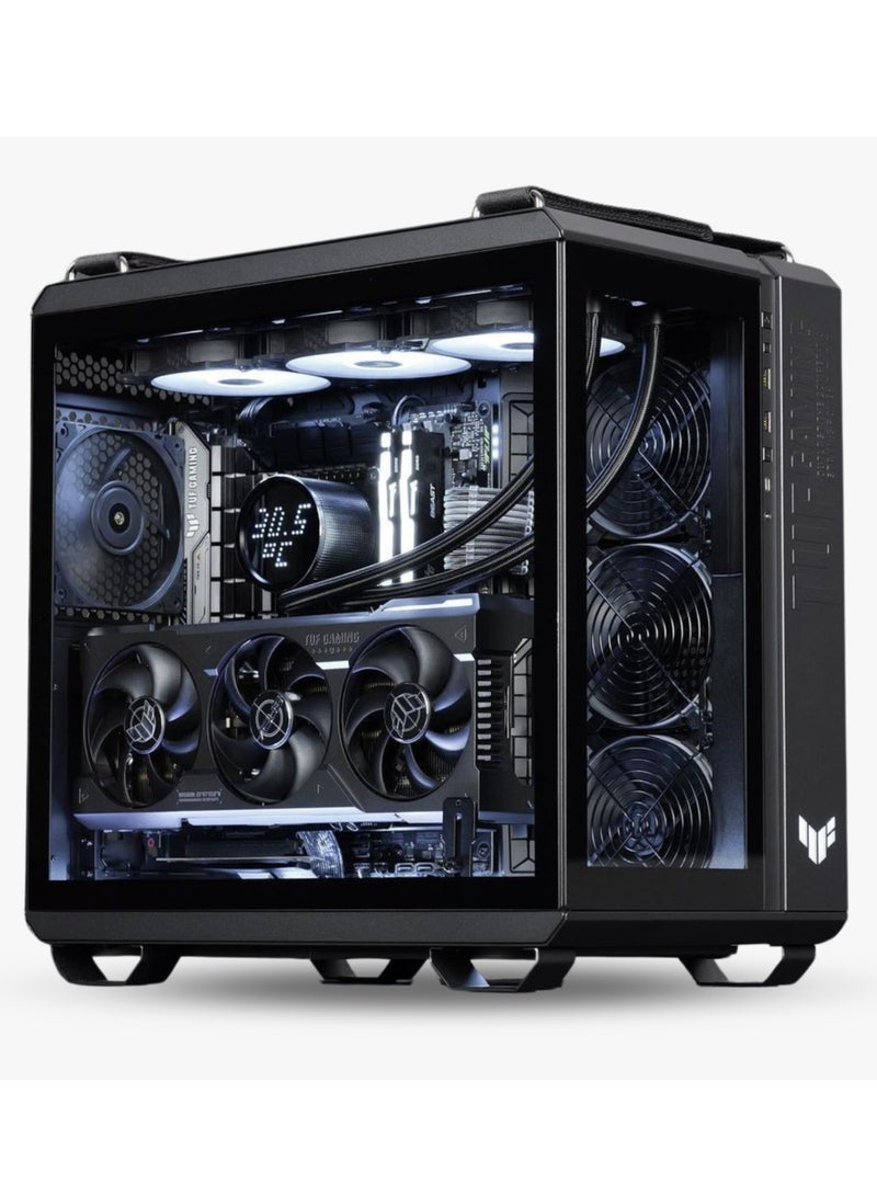 NANOTECH Echelon X7 Gaming PC - Intel Core Ultra 7 265KF Processor, Z890 Motherboard, DDR5 32GB (2*16) Ram,  Nvidia GeForce RTX 5070 12GB GDDR7 Graphics Card, 2TB NVMe M.2 PCIe Gen 4.0*4 SSD, 3 Fan AIO Liquid Cooler, 1000W 80 Plus Gold Power Supply, Windows 11 Pro | Wi-Fi - Image 1