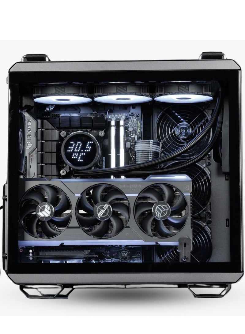 NANOTECH Echelon X7 Gaming PC - Intel Core Ultra 7 265KF Processor, Z890 Motherboard, DDR5 32GB (2*16) Ram,  Nvidia GeForce RTX 5070 12GB GDDR7 Graphics Card, 2TB NVMe M.2 PCIe Gen 4.0*4 SSD, 3 Fan AIO Liquid Cooler, 1000W 80 Plus Gold Power Supply, Windows 11 Pro | Wi-Fi - Image 2