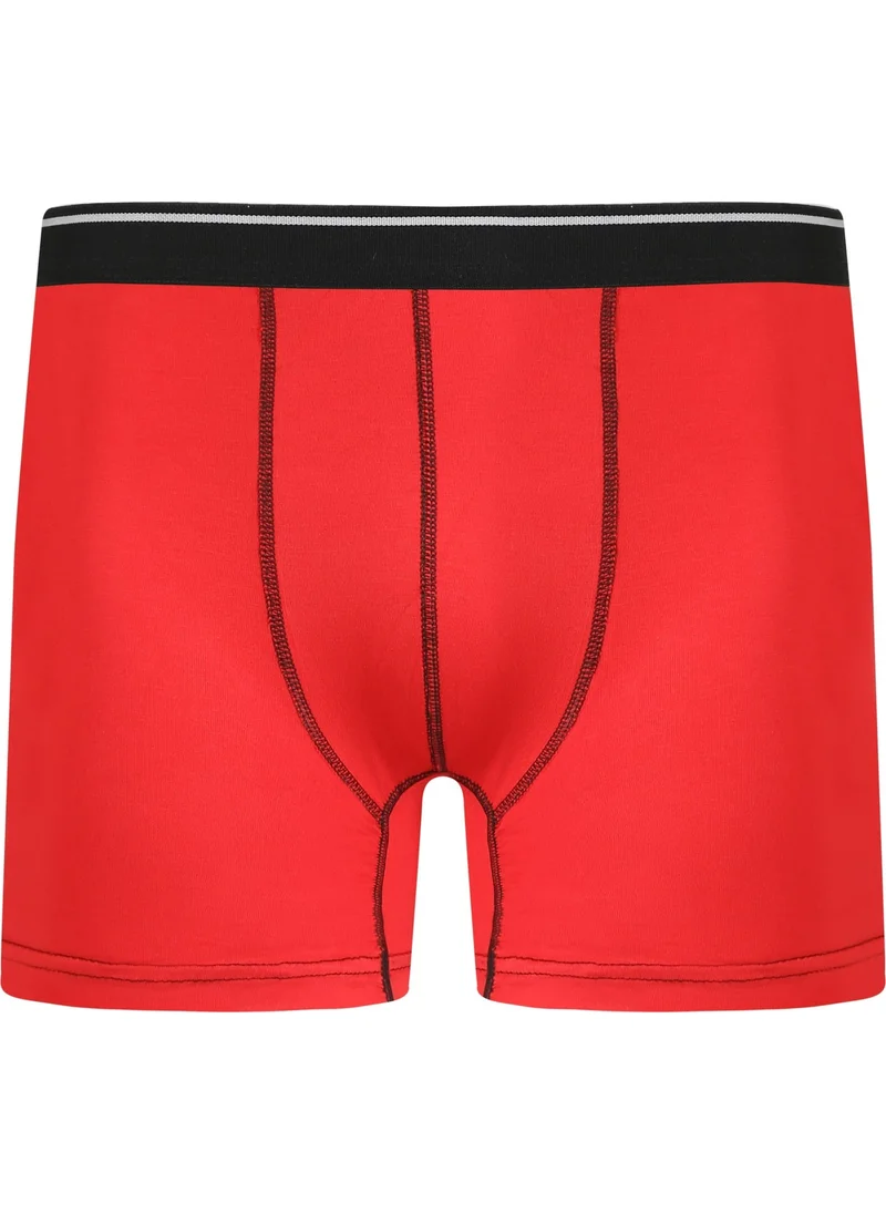 Akbeniz Men's Cotton Lycra Red 40133