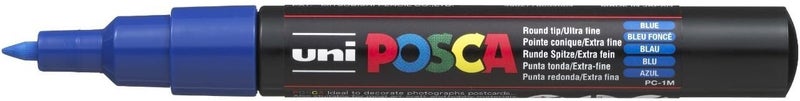 Uniball uni-ball Posca PC-1M Extra Fine Blue Marker - Image 1