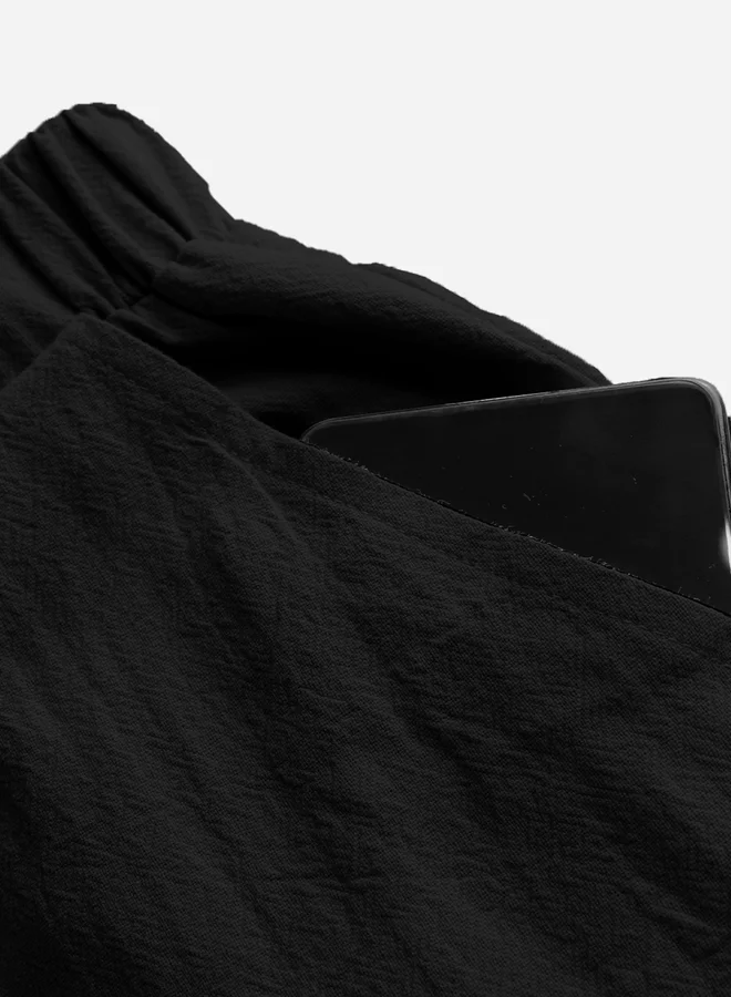 Take Two Take Two Solid Straight Leg Pants with Drawstring