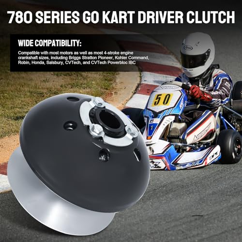 EASYBERG 780 Series Go Kart Driver Clutch 1" Bore 1/4" Keyway Comet for Taking a 1 3/16-1 1/4" Wide Belt 4 Cycle Engines, Replace# 302405A/302405 - Image 2