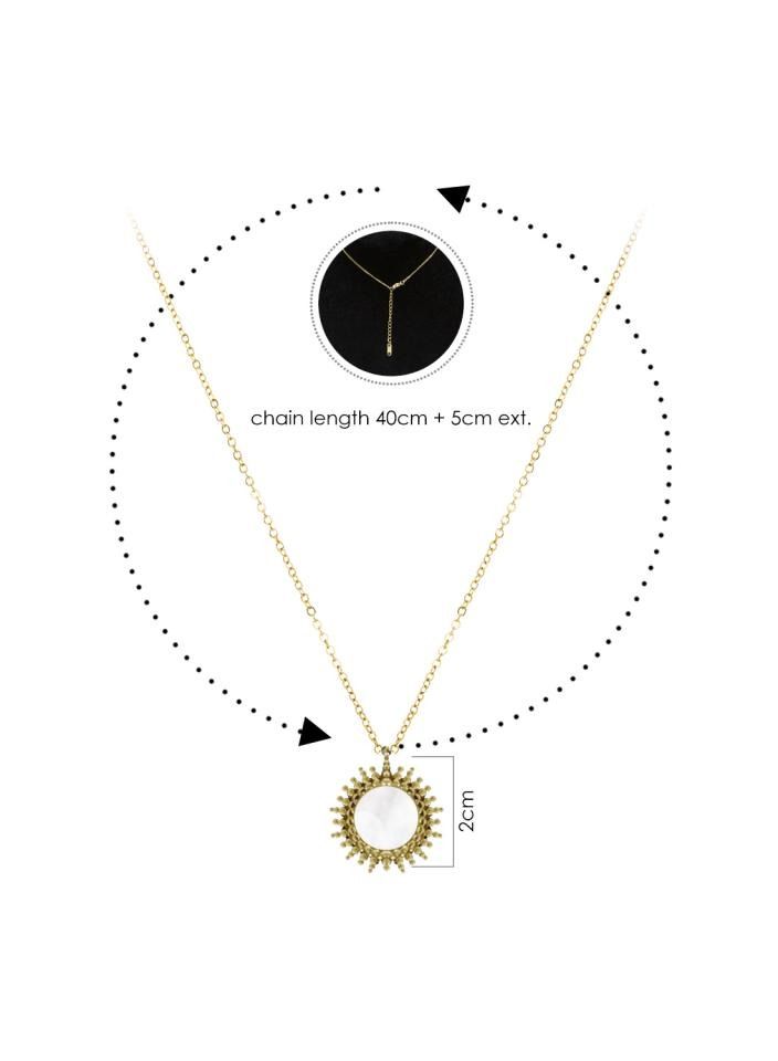 Alissa Necklace Gift for Women's Neck Chain Simple Pendant for Daily Wear Necklace - Image 2