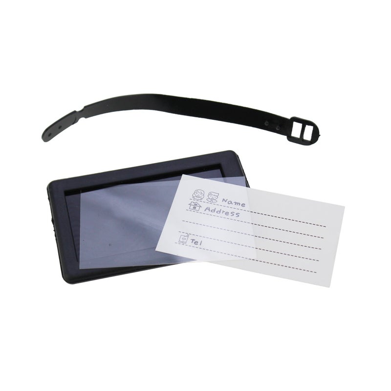 Goodma 12 Pieces Luggage Tags Assorted Travel Suitcase Labels Business ID Card Holder - Image 5