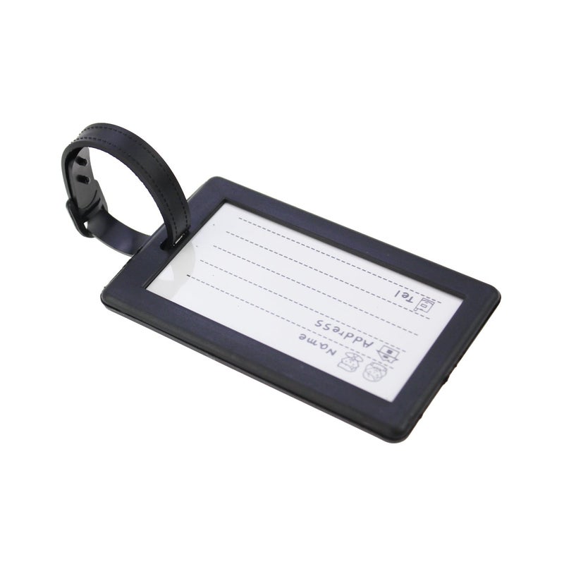 Goodma 12 Pieces Luggage Tags Assorted Travel Suitcase Labels Business ID Card Holder - Image 3