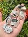 GAF TREASURES 3 Pcs Raw Black Tourmaline with Quartz Crystals Natural Black Tourmaline with Quartz Stone Rough Black Tourmaline Quartz Healing Crystals Black Tourmaline with Quartz - Image 1