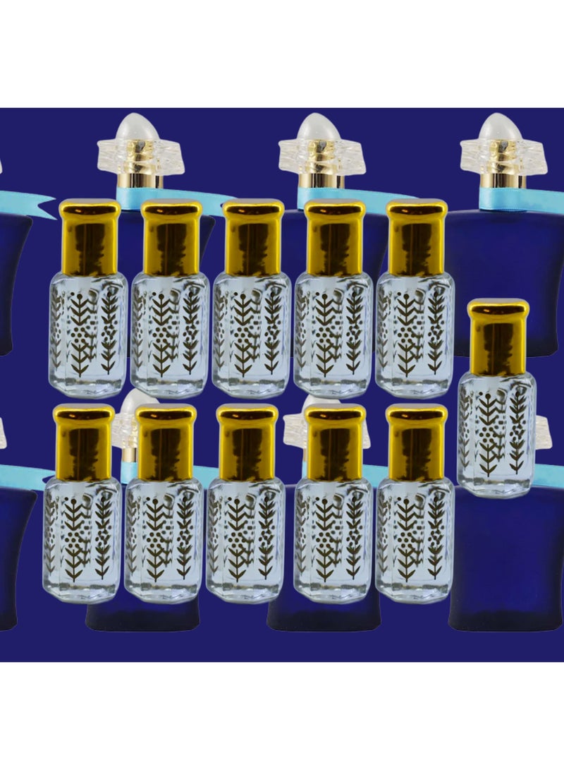 11 قطع زيت عطري بلو ليدي نسائي الشفاف الأصلي 6مل