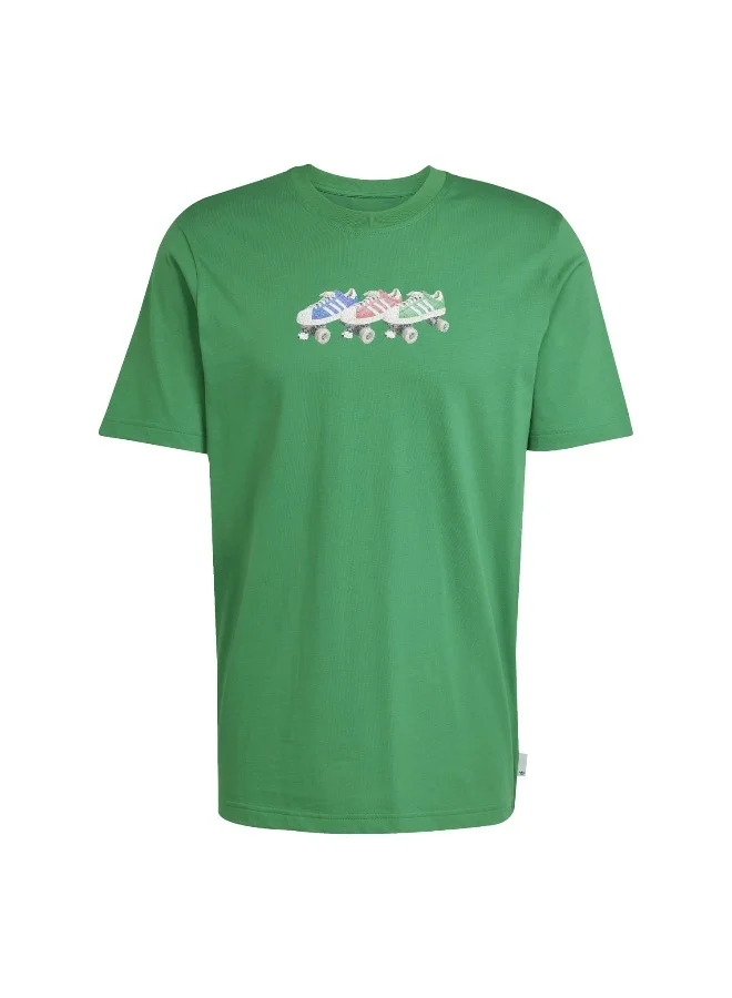 Adidas Q12 TS ROLLER Green Originals Men T-SHIRTS