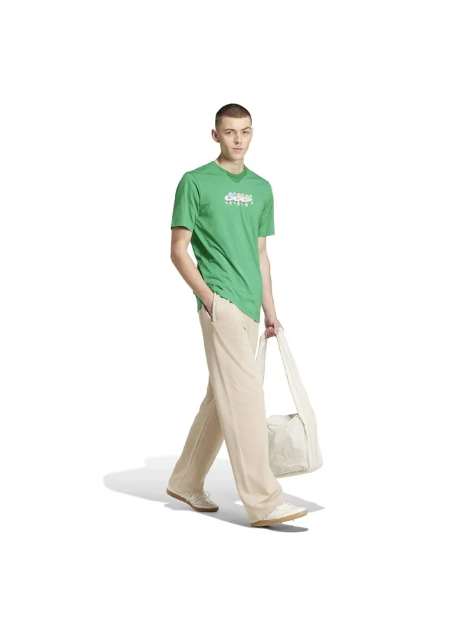Adidas Q12 TS ROLLER Green Originals Men T-SHIRTS
