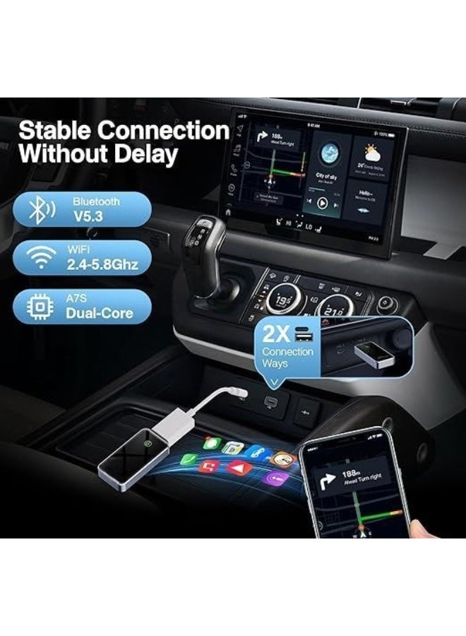Wireless CarPlay Adapter - Easy & Practical Wireless Connection for iPhone - Daily Use Convenience - Image 3