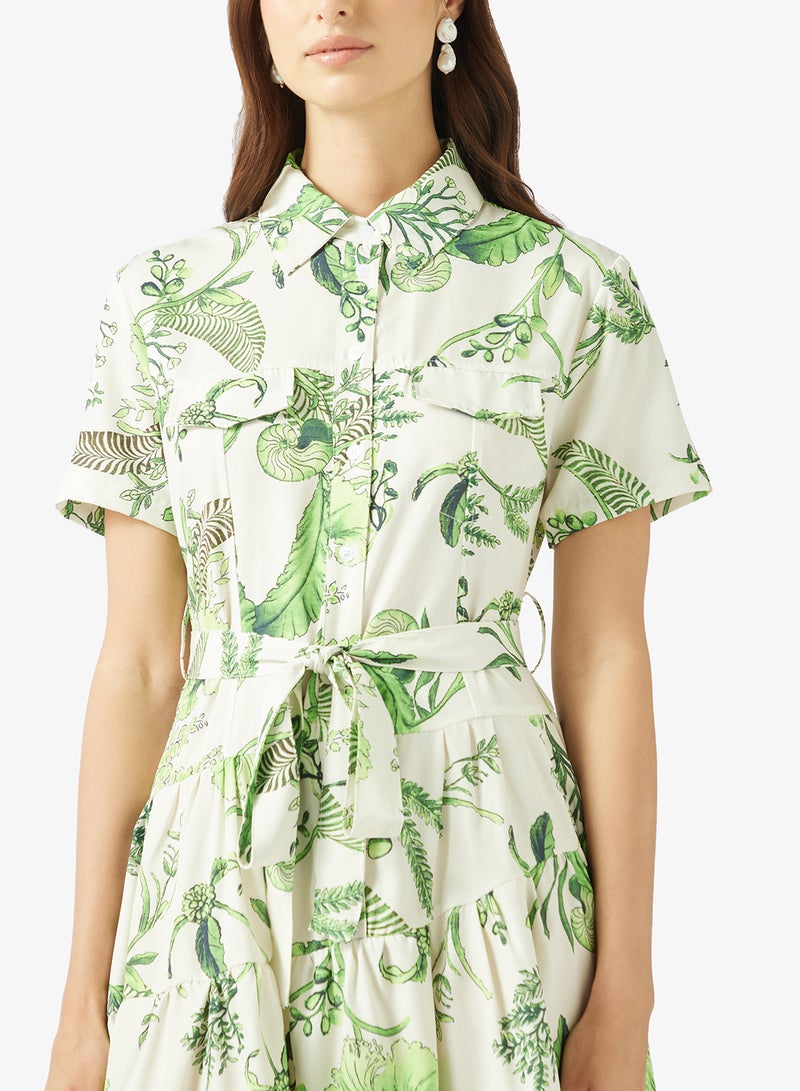 ELLA Flroal Print Dress - Image 3