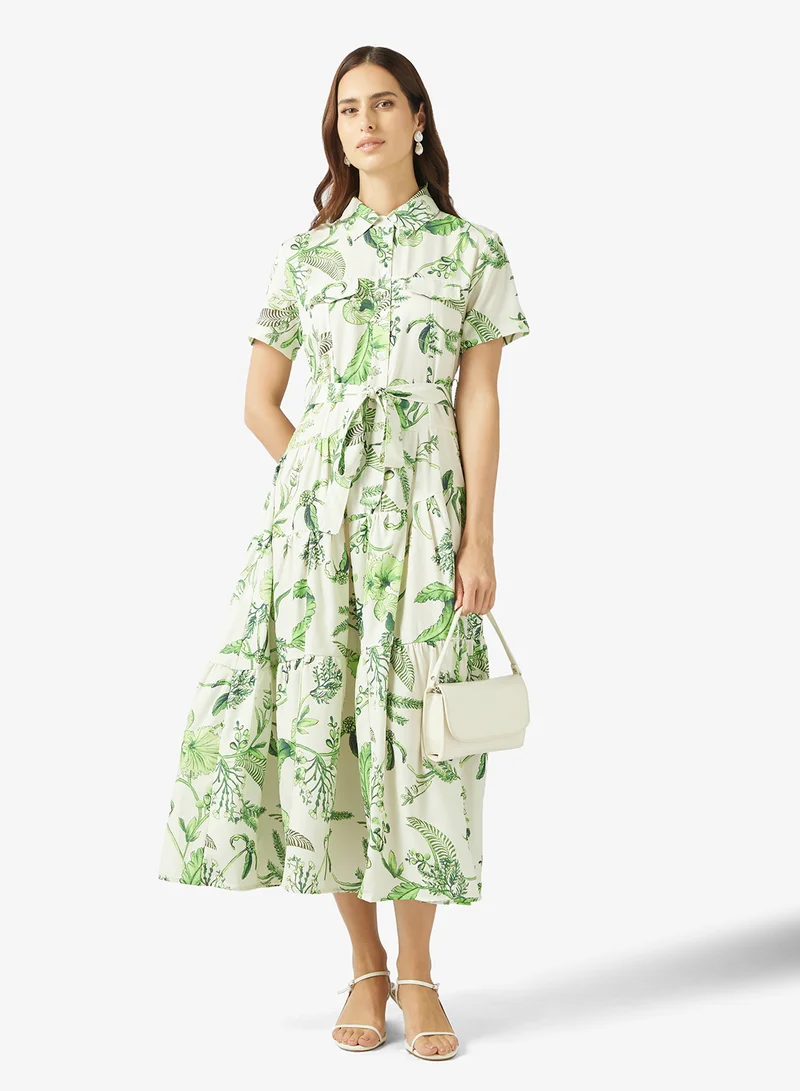 ايلا فستان بطبعة زهور