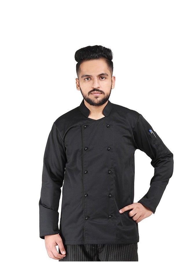 Chef jacket coat with black pearl buttons breathable cotton washable and wearable durable - pzsku/ZFEC0E1CCDF07BDAFAA82Z/45/_/1696849950/912cc1f3-c142-431e-81b7-6f8de89665ce