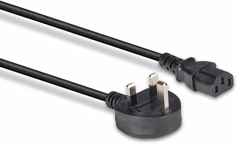 ليندا كابل طاقة LINDY 2 متر بمقبس بريطاني 3 أطراف إلى موصل IEC C13 - أسود - Image 2