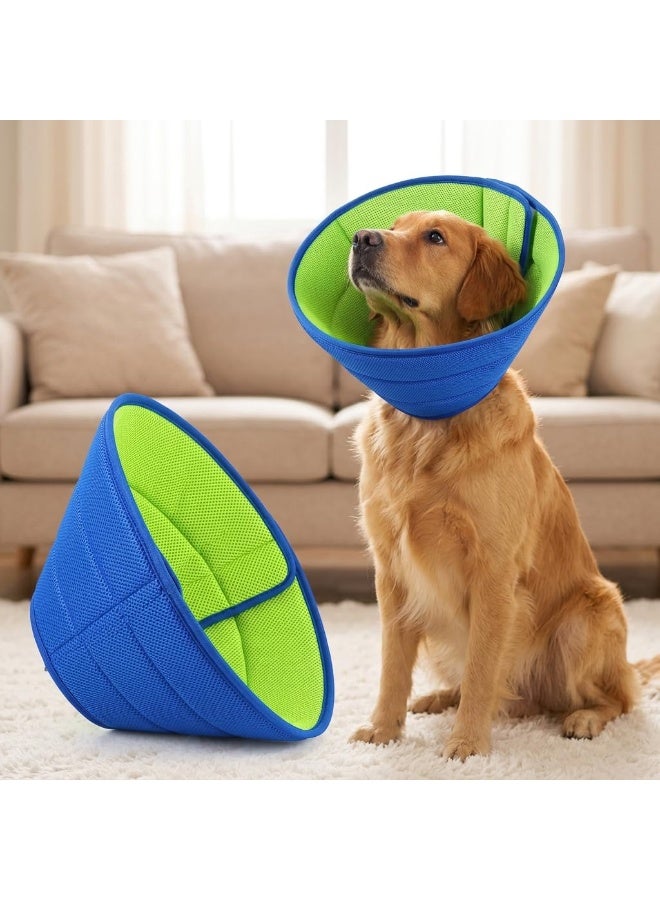Qpets Soft Cone for Dogs, Adjustable Breathable Recovery Collar Anti-Lick - Image 3
