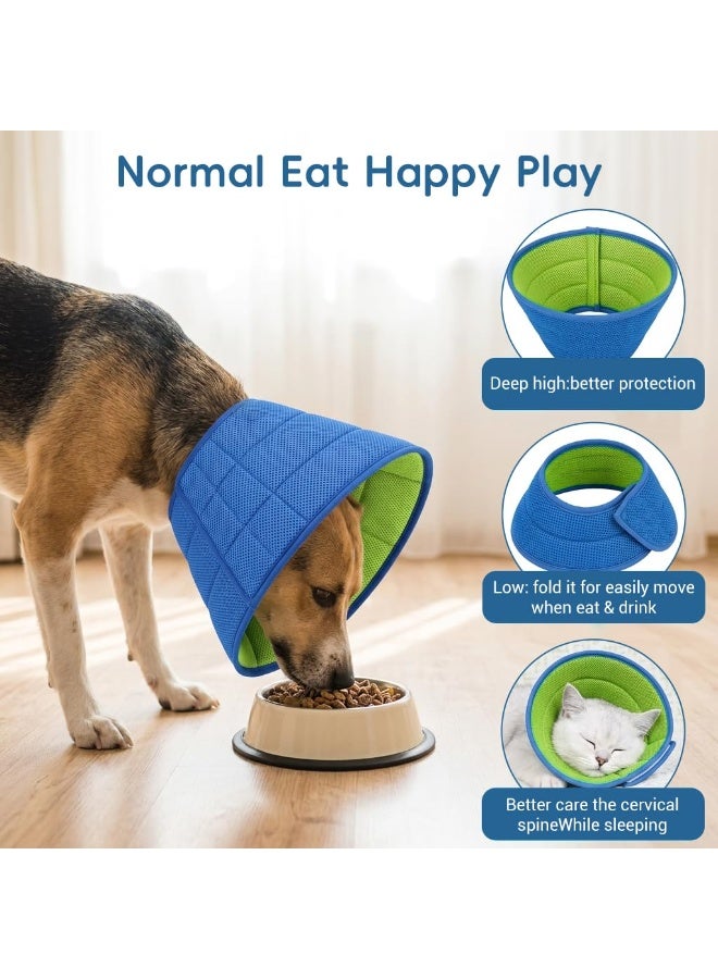 Qpets Soft Cone for Dogs, Adjustable Breathable Recovery Collar Anti-Lick - Image 4