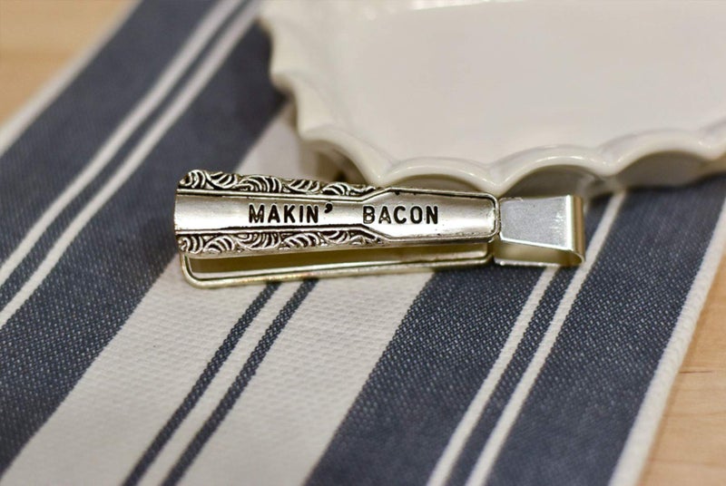 Mud Pie Bacon Serving Tray Set, White, 12" X 4.5" - Image 4