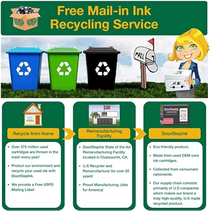 REMANUFACTURED INK IN THE USA CARTRIDGE REPLACEMENTS FOR HP 92 C9362 & HP 93 COLOR C9361 FOR PRINTERS HP DESKJET 5440, 5440V, 5440XI, D4145, D4155, D4160, D4163, D4168 - Image 3