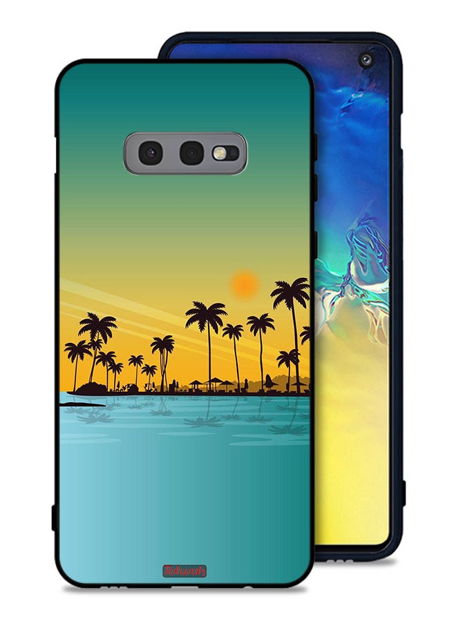 Tolwak Samsung Galaxy S10e Protective Case Cover Scenery Abstract Art - Image 1