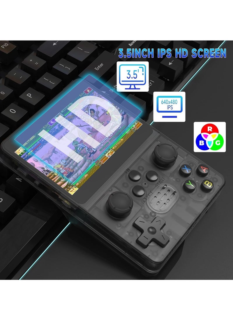 General - Retro Handheld Gaming Console, Portable Pocket Gaming Console, 3.5-inch IPS Screen, 64G TF Card, Built-in 15+ Emulators and 5000+ Classic Games, Video Gaming Console with Linux OS and 3500mAh Battery - Image 1
