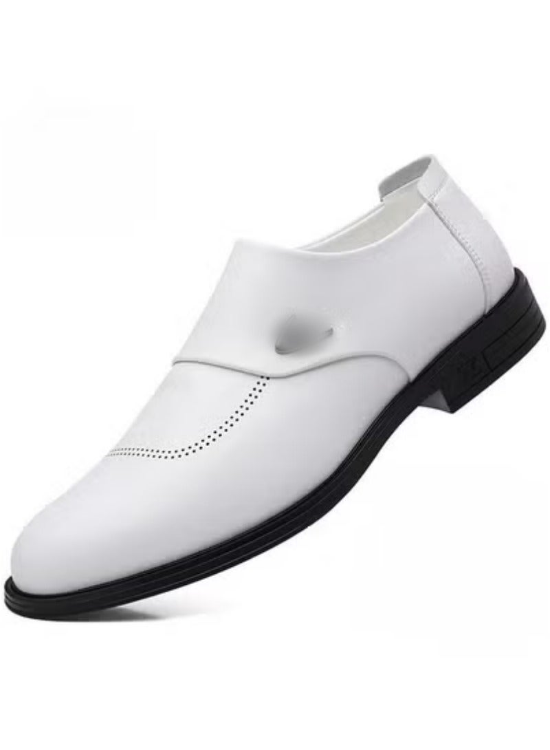 Shougu Versatile Retro Casual Leather Shoes - Image 1