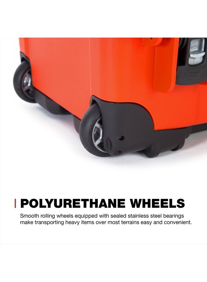 Nanuk 935 Waterproof Carry-On Hard Case with Wheels Empty - Orange - Image 5