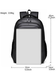 التمريض الجوي حقيبة ظهر Skycare Sturdy Commuter للعمل، حقيبة كمبيوتر محمول مقاس 15.6 بوصة للرجال والنساء أثناء العمل والسفر وصالة الألعاب الرياضية  - Image 3