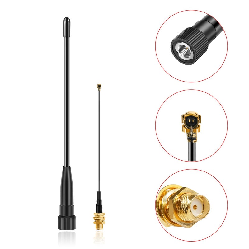 slinkdsco Meshtastic 915MHz LoRa Whip Antenna 10dBi Gain, 17cm Long Range SMA Male Omni Antenna (2 Sets), Slinkdsco - Image 4