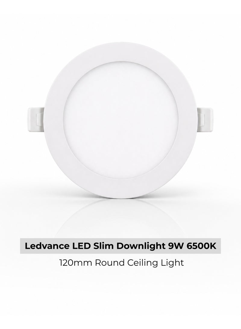 Ledvance LED Slim Downlight 9W 6500K 120mm Round Ceiling Light - Image 5