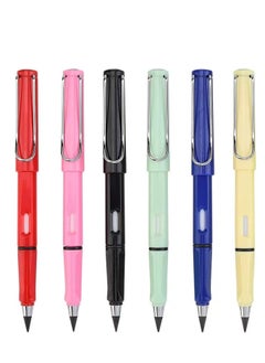 Triplego 6 pcs Inkless Eternal Portable Reusable Pencil  with Replaceable Graphite Nib