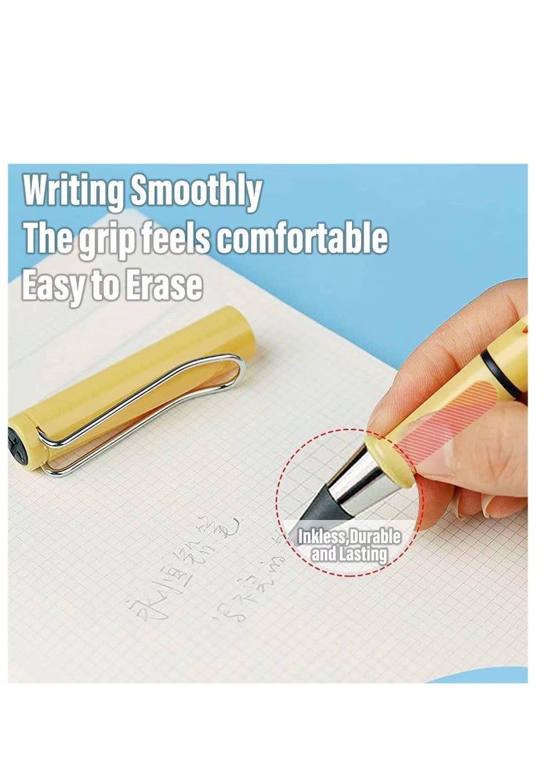 no - Triplego 6 pcs Inkless Eternal Portable Reusable Pencil  with Replaceable Graphite Nib - Image 1