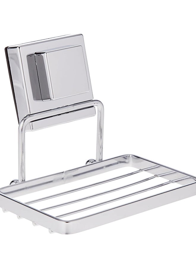 Home Pro Home Pro Smartloc Soap Holder 13 cm x 13 cm x 6. 5 cm Size Silver  - Image 1