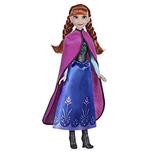 Disney Frozen Shimmer Anna Fashion Doll Skirt Shoes and Long Red Hair Toy for Kids 3 Years Old and Up - Image 5