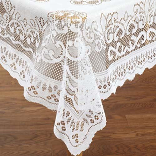 BW LACE TABLECLOTH RECTANGLE (60" X 84") - Image 3
