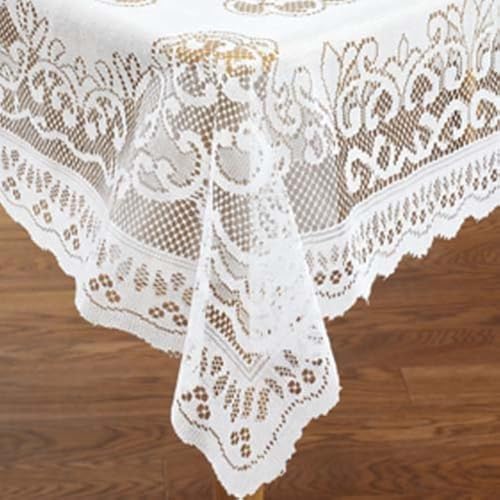 BW LACE TABLECLOTH RECTANGLE (60" X 84") - Image 1