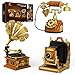 JMBricklayer Camera Telephone Record Player Building Block Sets for Adults Retro 3 in 1 Set Building Toy 20039 Vintage Display Model Kit for Office Room Decor Collectible Gift for Adult Men Kids 14 - Image 2