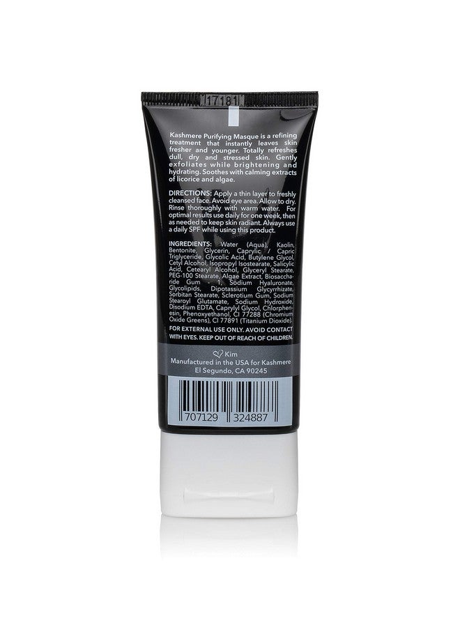 By Kim Zolciak Purifying Facial Mask Facial Masque For Acne Prone Skin Cleansing Clay Face Mask For Dullness Fine Lines Aging Skin
