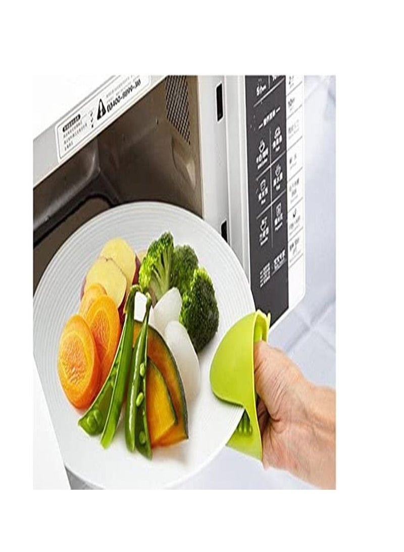 Silicone Oven Gloves Heat Resistant Heat Resistant Hand Grip Gloves  - Image 4