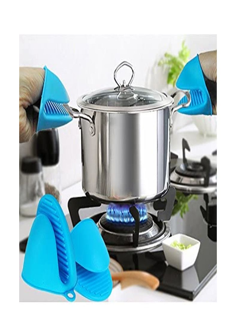 Silicone Oven Gloves Heat Resistant Heat Resistant Hand Grip Gloves  - Image 3