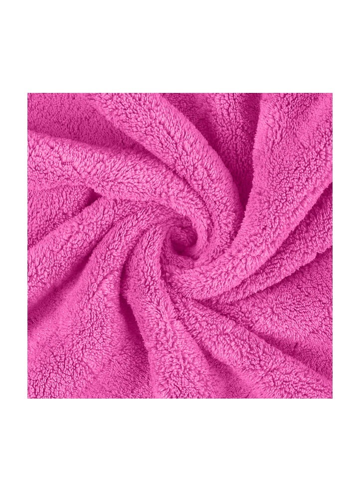 Cotton Plain Bathrobe Aatshi pink  - Image 4