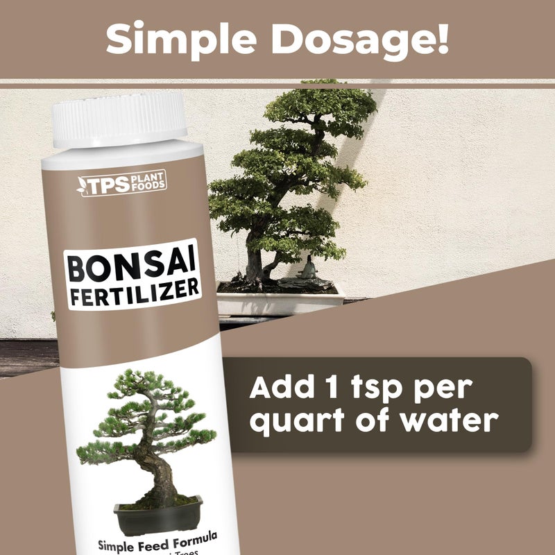 TPS NUTRIENTS سماد TPS NUTRIENTS لشجرة البونساي لجميع أشجار البونساي، رائع لنقع الجذور، غذاء سائل للنبات 8 أونصات (250 مل) - Image 3
