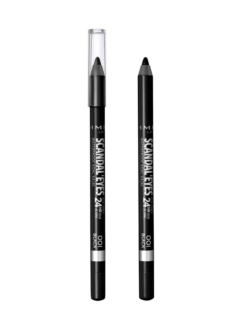 Waterproof Kohl Kajal Pencil Eyeliner 1.3 g 001 Black