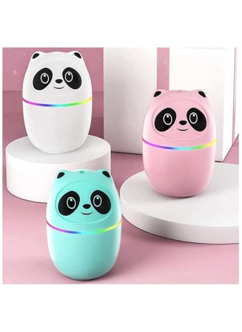 Small Panda diffuser, air humidifier and air freshener used in the car and in a library via USB 220 ml