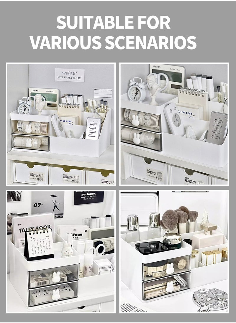 Beirui Multifunctional cosmetic organizer, Stationery organizer, Desktop organizer, Drawer organizer, Bathroom skincare organizer Suitable for bedroom, bathroom, dresser, office(This product is for organizer only, please see the size and read carefully before purchasing).  - Image 5