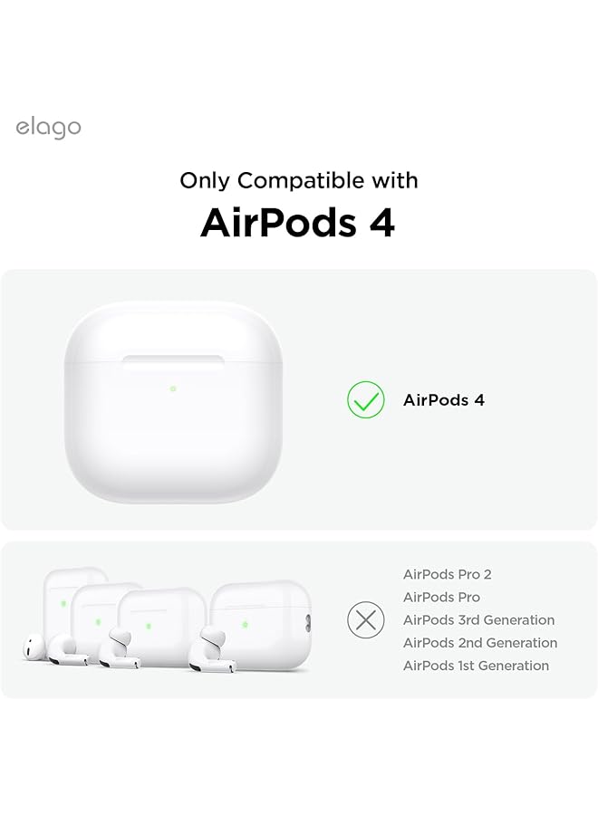 Elago Pager Hang Compatible With Airpods 4 Case Cover 2024 With Key Chain Included Black - Image 2