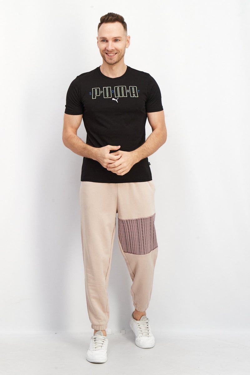 PUMA تي شيرت تدريب قصير الأكمام للرجال، رياضي، أسود - Image 3