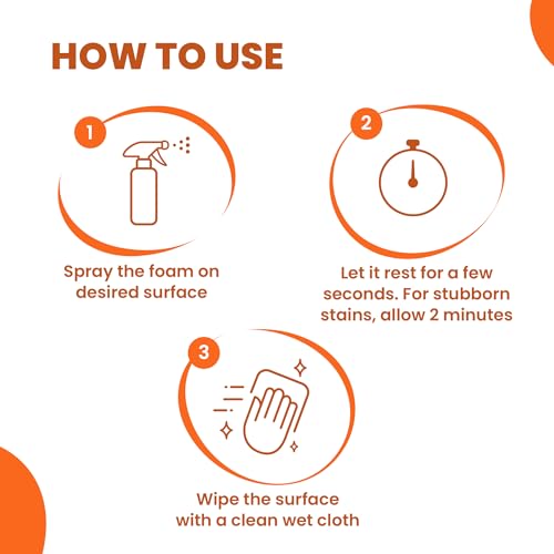 Happi Planet | Kitchen Cleaner Spray | India’s 1st Foaming Formulation for Less Scrubbing | 1.5L | Suitable for Stoves, Chimneys, Counter Tops, Appliances, Walls & Cabinets | Non Toxic & Natural - Image 4