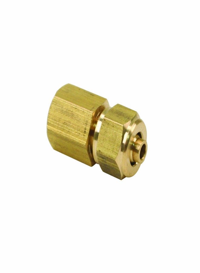 وصلة ضغط Viair 92838 مقاس 1/8 بوصة أنثى NPT إلى مقاس 1/4 بوصة لخط هواء مقاس 1/4 بوصة، باللون الذهبي