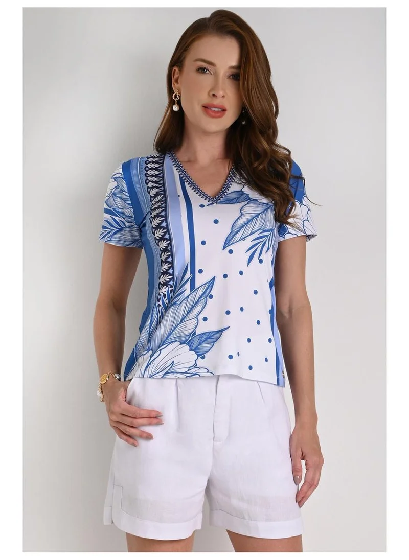 Carmen Steffens V-Neck T-Shirt Indian Marvel