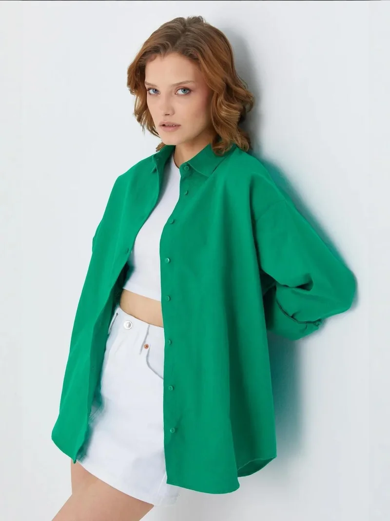 MixRay Mixray Oversize Poplin Shirt